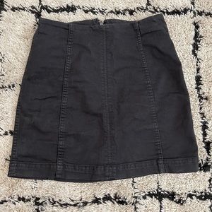 Free People denim mini skirt